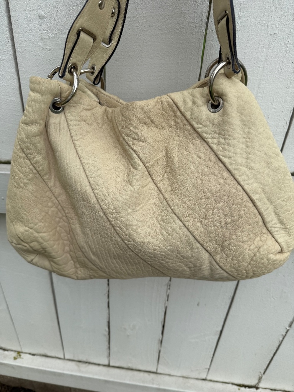 Cat's Bag Made In Spain Creamy white hobo